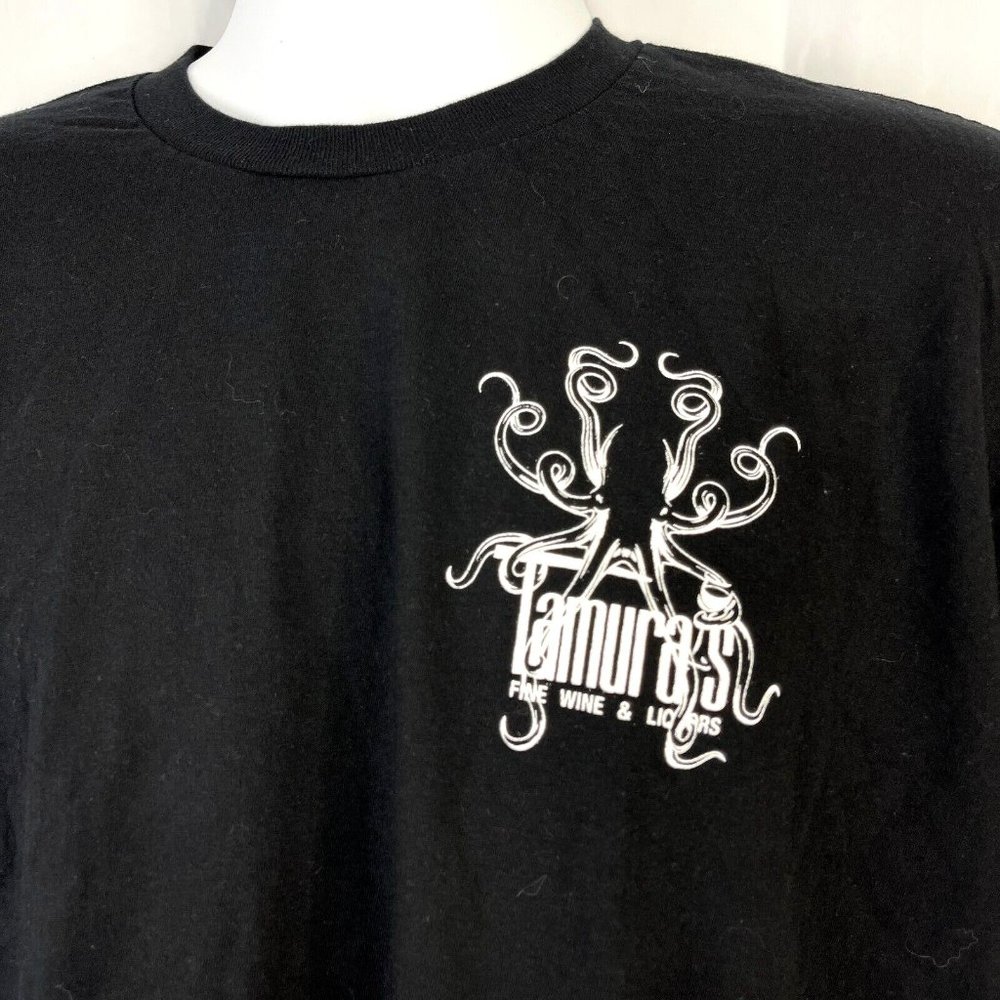 Tamuras Fine Wine Liquors Maui Octopus T-Shirt XL Mens Kihei Lahaina Oahu Hawaii - Picture 3 of 5